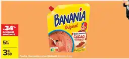 Carrefour Poudre chocolatée cacao BANANIA offre