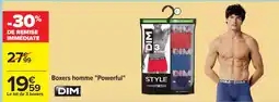 Carrefour Boxers homme Powerful offre
