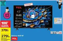 Carrefour Téléviseur QLED 4K TCL offre