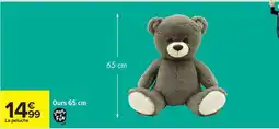 Carrefour Ours 65 cm offre