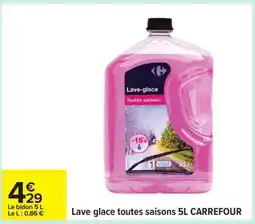 Carrefour Lave-glace toutes saisons 5L CARREFOUR offre