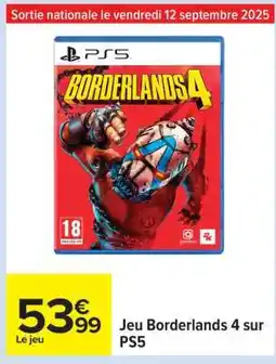 Carrefour Jeu Borderlands 4 sur PS5 offre
