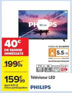 Carrefour Téléviseur LED offre
