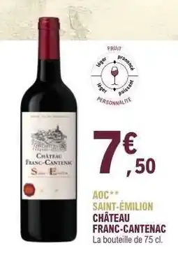 E.Leclerc CHÂTEAU FRANC-CANTENAC offre