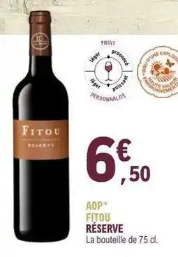 E.Leclerc AOP Fitou Réserve offre