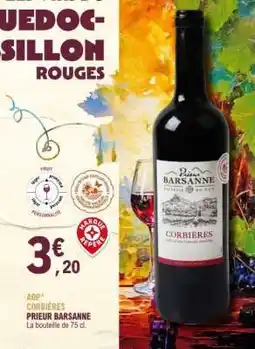 E.Leclerc AOP CORBIÈRES PRIEUR BARSANNE offre
