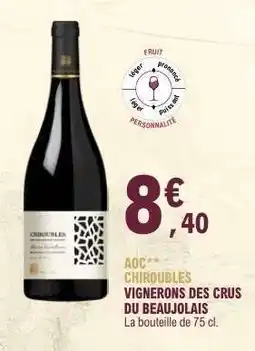 E.Leclerc AOC** CHIROUBLES offre
