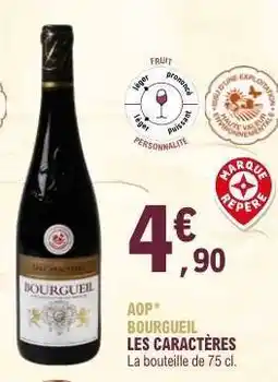 E.Leclerc AOP BOURGUEIL LES CARACTÈRES offre
