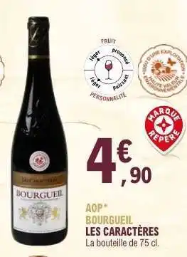 E.Leclerc AOP BOURGUEIL LES CARACTÈRES offre