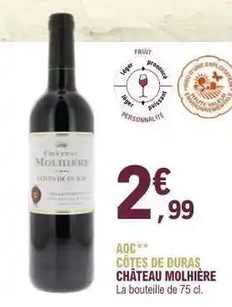 E.Leclerc CHÂTEAU MOLHIÈRE offre
