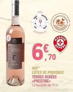 E.Leclerc AOP CÔTES DE PROVENCE TERRES OCRÉES PRESTIGE offre