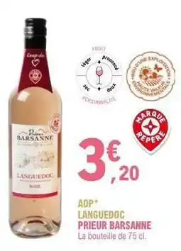 E.Leclerc AOP LANGUEDOC PRIEUR BARSANNE offre