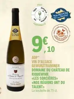 E.Leclerc AOP Vin d'Alsace Gewurztraminer offre