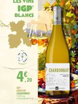 E.Leclerc IGP* ARDÈCHE CHARDONNAY offre