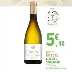 E.Leclerc CIBADIÈS SAUVIGNON offre
