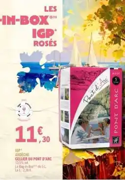 E.Leclerc LES IN-BOX IGP ROSÉS offre