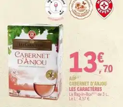 E.Leclerc CABERNET D'ANJOU 'LES CARACTÈRES' offre