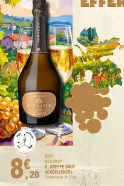 E.Leclerc VOUVRAY C. GREFFE BRUT EXCELLENCE offre