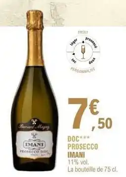 E.Leclerc DOC*** PROSECCO IMANI offre