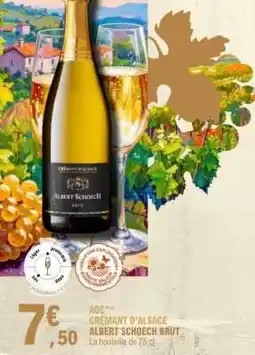 E.Leclerc CRÉMANT D'ALSACE ALBERT SCHOECH BRUT offre