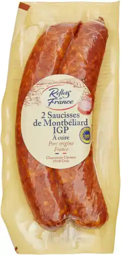 Carrefour Market REFLETS DE FRANCE Saucisses de Montbéliard I.G.P offre
