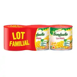 Carrefour BONDUELLE Maïs Lot Familial offre