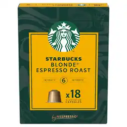 Carrefour STARBUCKS BY NESPRESSO SUR TOUTES LES CAPSULES X10 & X18 offre
