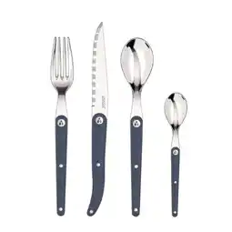 Carrefour LAGUIOLE Ménagère 24 pièces bleue offre