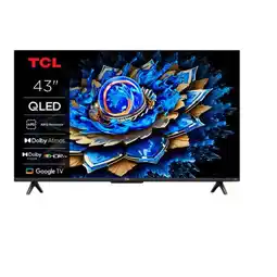 Carrefour TCL Téléviseur QLED 4K* - 108 cm offre