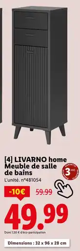 Lidl LIVARNO HOME Meuble de salle de bains offre