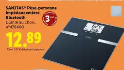 Lidl SANITAS Pèse-personne impédancemètre Bluetooth offre