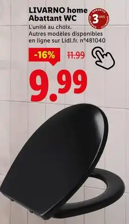 Lidl LIVARNO Abattant wc offre