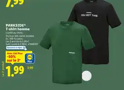 Lidl PARKSIDE T-shirt homme offre
