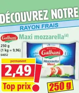 Norma Galbani Maxi mozzarella offre