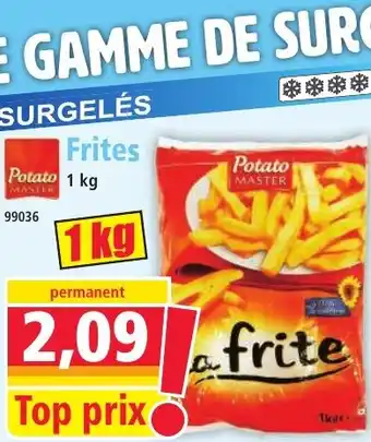 Norma Potato MASTER Frites offre