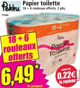 Norma Pekku Papier toilette offre