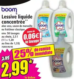 Norma Boom Lessive liquide concentrée offre