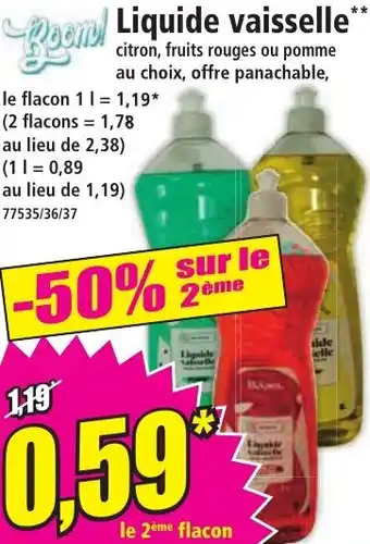 Norma Boom Liquide vaisselle offre