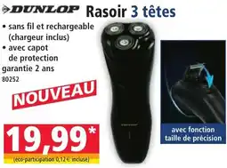 Norma DUNLOP Rasoir 3 têtes offre