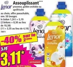 Norma Lenor Assouplissant offre