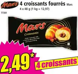 Norma Mars 4 croissants fourrés offre