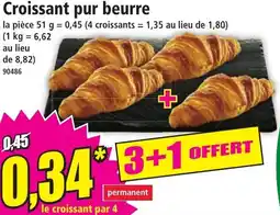Norma Croissant pur beurre offre