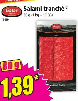 Norma Galar Salami tranché offre