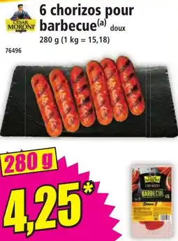 Norma 6 chorizos pour barbecue offre