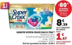 Super U Lessive super croix par x-tra offre