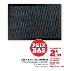 Super U Tapis anti-salissures offre