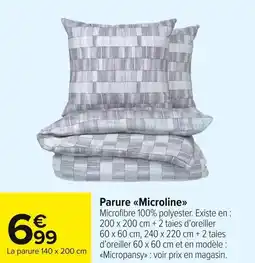 Carrefour Market Parure microline offre