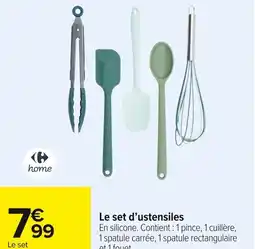Carrefour Market Le set d'ustensiles offre