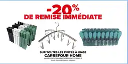 Carrefour Market Sur toutes les pinces à linge carrefour home offre