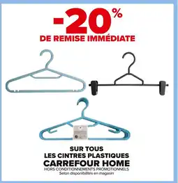 Carrefour Market Sur tous les cintres plastiques carrefour home offre